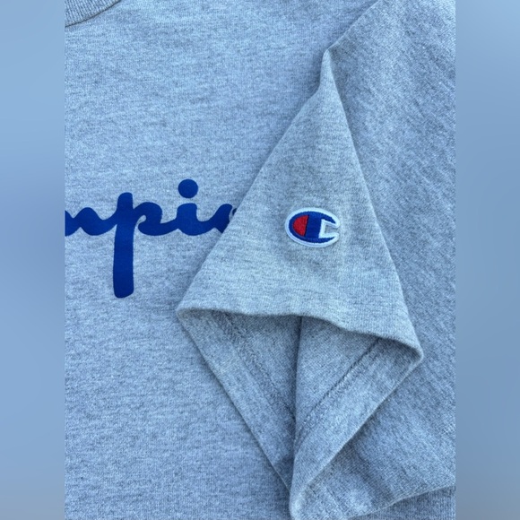 Vintage Champion Script Logo T-Shirt Size Large - Picture 3 of 3